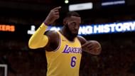 LeBron James finds the open man